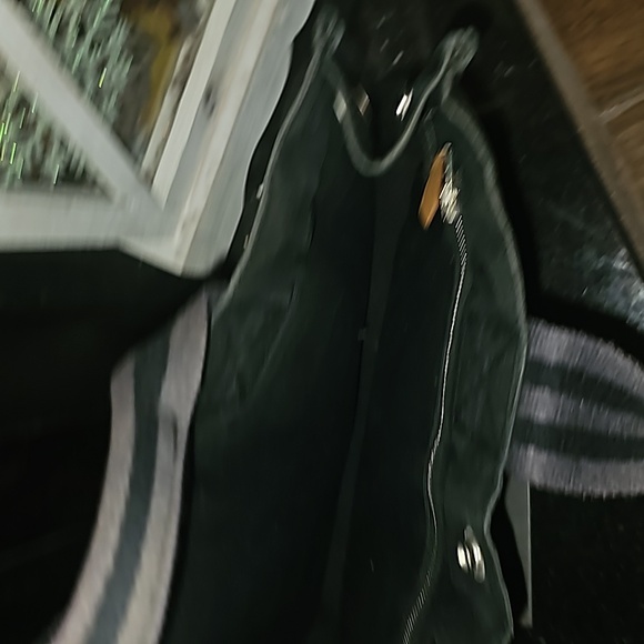 Hermès  Black Canvas Tote - Picture 3 of 12